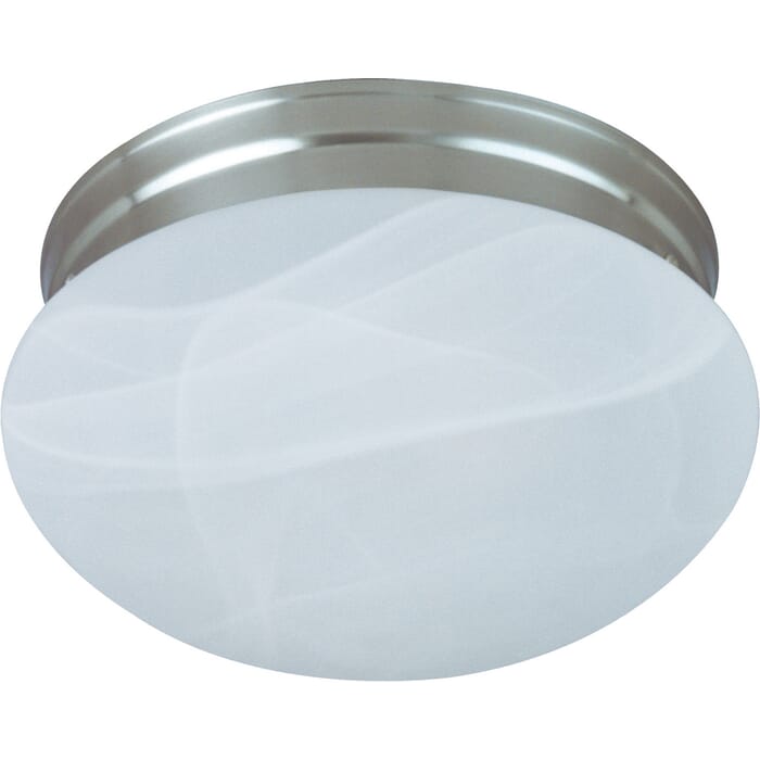 Maxim Lighting Essentials Marble Glass Ceiling Light in Satin Nickel Maxim Lighting Essentials Marble Glass Ceiling Light in Satin Nickel
