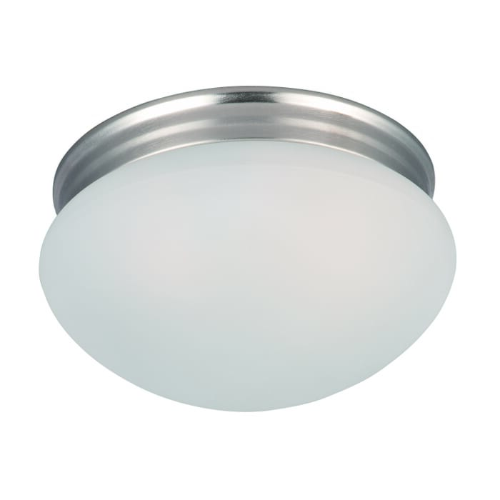 Essentials - 588x 2-Light Flush Mount in Satin Nickel Essentials - 588x 2-Light Flush Mount in Satin Nickel