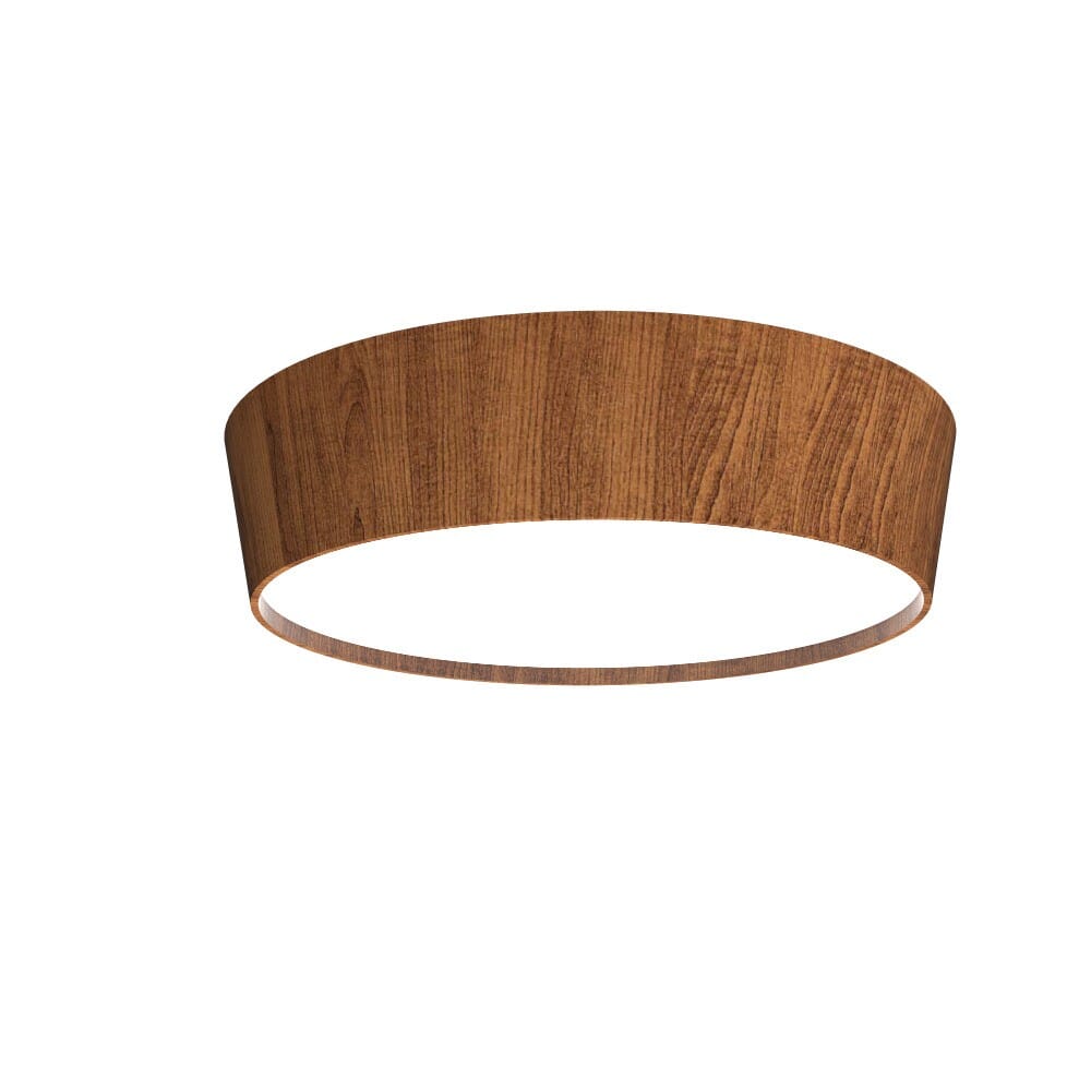 Conical LED Ceiling Mount in Imbuia