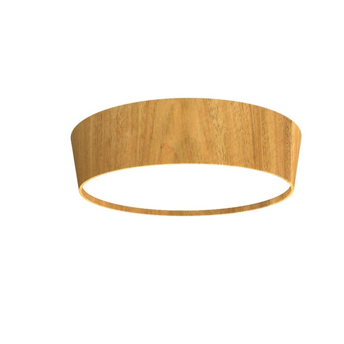 Conical LED Ceiling Mount in Louro Freijo Conical LED Ceiling Mount in Louro Freijo
