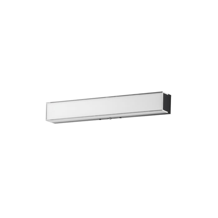 Edge 1-Light LED Bathroom Vanity Light in Black Edge 1-Light LED Bathroom Vanity Light in Black