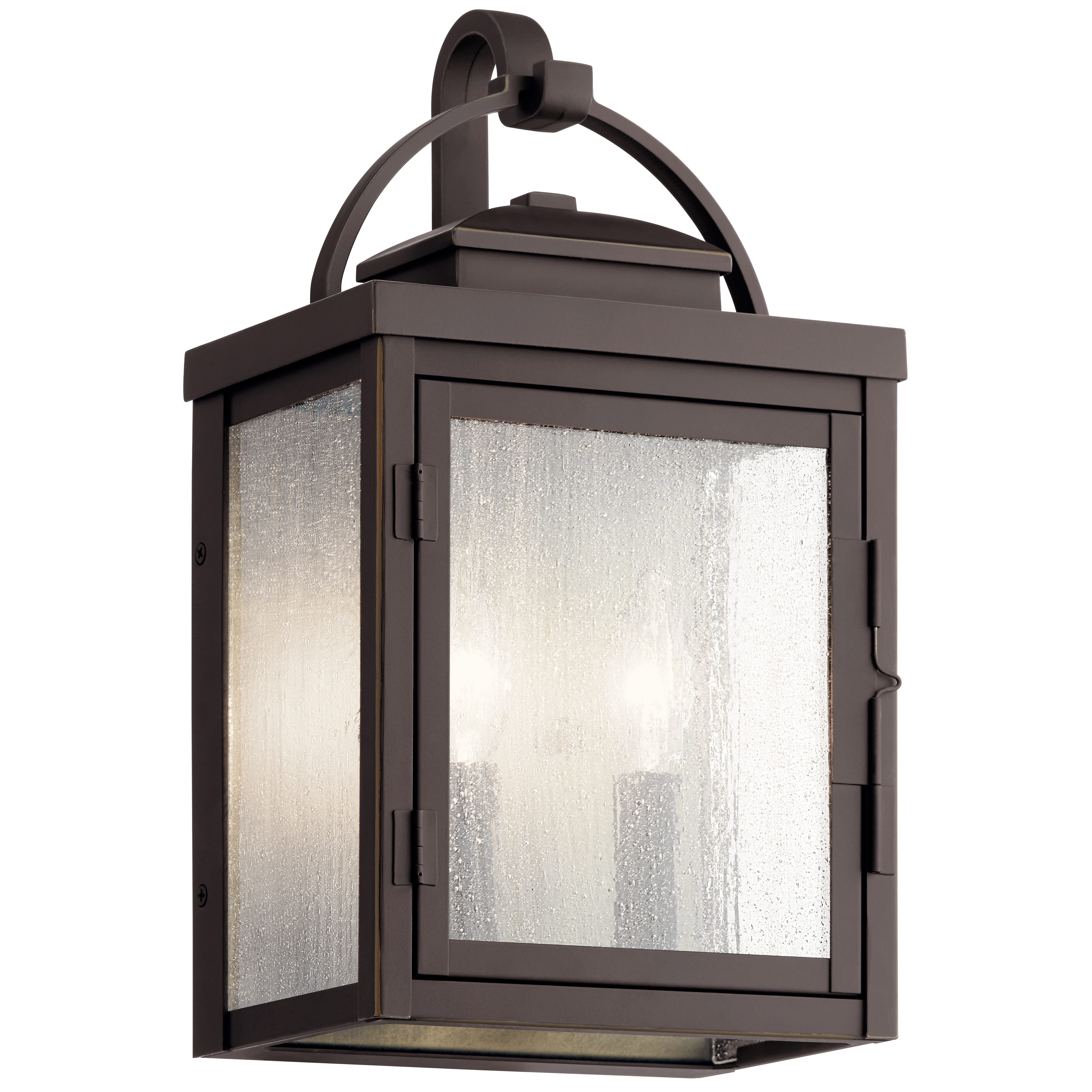 Carlson 2-Light 15" Outdoor Light in Rubbed Bronze