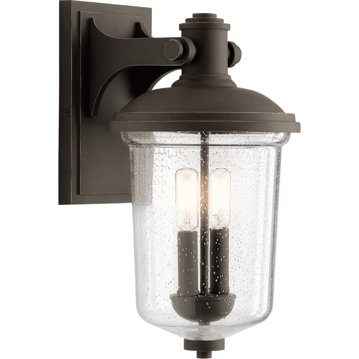 Kichler Lighting Harmont 2-Light 16" Outdoor Light in Olde Bronze Kichler Lighting Harmont 2-Light 16" Outdoor Light in Olde Bronze
