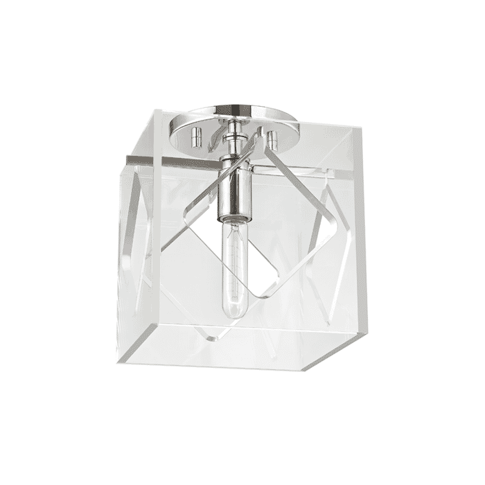 Hudson Valley Travis 9" Ceiling Light in Polished Nickel Hudson Valley Travis 9" Ceiling Light in Polished Nickel