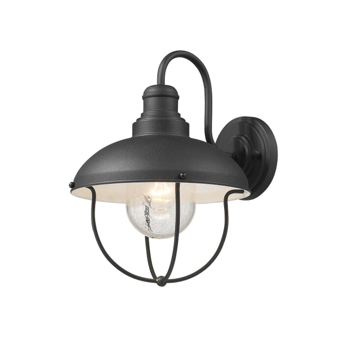 Z-Lite Ansel 1-Light Outdoor Wall Sconce In Black Z-Lite Ansel 1-Light Outdoor Wall Sconce In Black