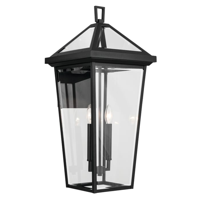 Regence 2-Light Outdoor Wall Mount in Black Textured Regence 2-Light Outdoor Wall Mount in Black Textured