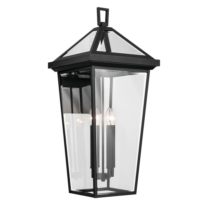 Regence 4-Light Outdoor Wall Mount in Black Textured Regence 4-Light Outdoor Wall Mount in Black Textured