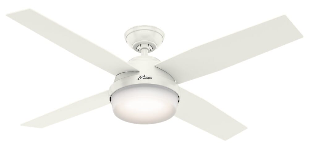Indoor Outdoor Ceiling Fan, Dempsey 52 In Led Indoor Outdoor Matte Black Ceiling Fan With Light