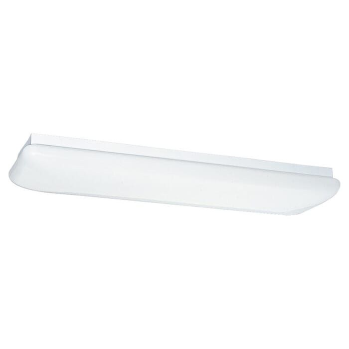 Sea Gull Fluorescent Ceiling 2-Light 11" Ceiling Light in White Sea Gull Fluorescent Ceiling 2-Light 11" Ceiling Light in White