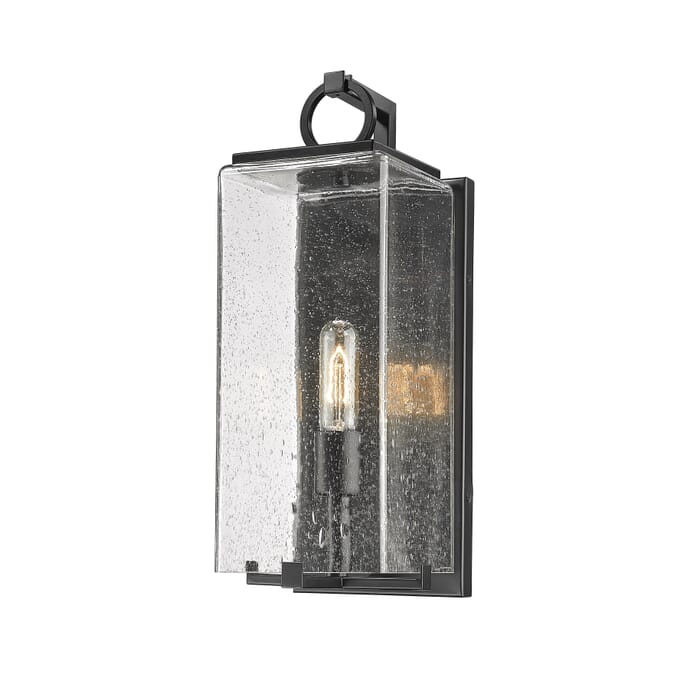 Z-Lite Sana 1-Light Outdoor Wall Sconce In Black Z-Lite Sana 1-Light Outdoor Wall Sconce In Black