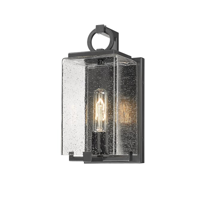 Z-Lite Sana 1-Light Outdoor Wall Sconce In Black Z-Lite Sana 1-Light Outdoor Wall Sconce In Black