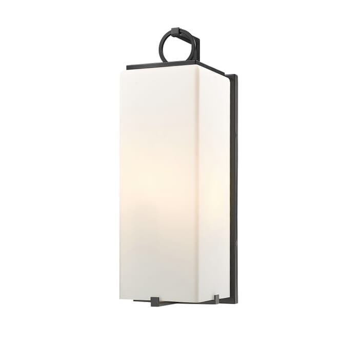 Z-Lite Sana 3-Light Outdoor Wall Sconce In Black Z-Lite Sana 3-Light Outdoor Wall Sconce In Black