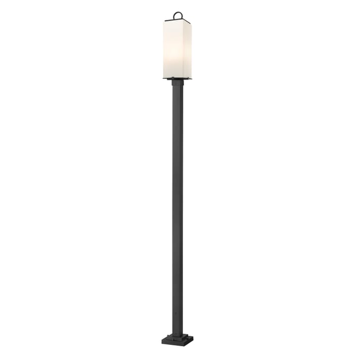 Z-Lite Sana 3-Light Outdoor Post Mounted Fixture Light In Black Z-Lite Sana 3-Light Outdoor Post Mounted Fixture Light In Black