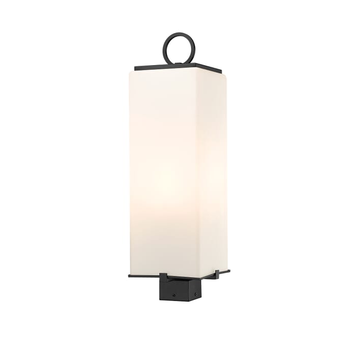 Z-Lite Sana 3-Light Outdoor Post Mount Fixture Light In Black Z-Lite Sana 3-Light Outdoor Post Mount Fixture Light In Black