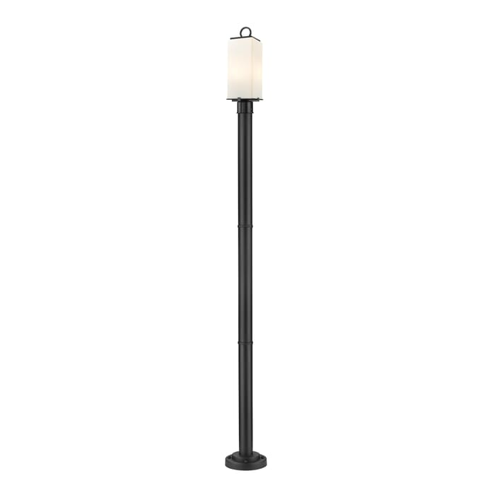 Z-Lite Sana 2-Light Outdoor Post Mounted Fixture Light In Black Z-Lite Sana 2-Light Outdoor Post Mounted Fixture Light In Black