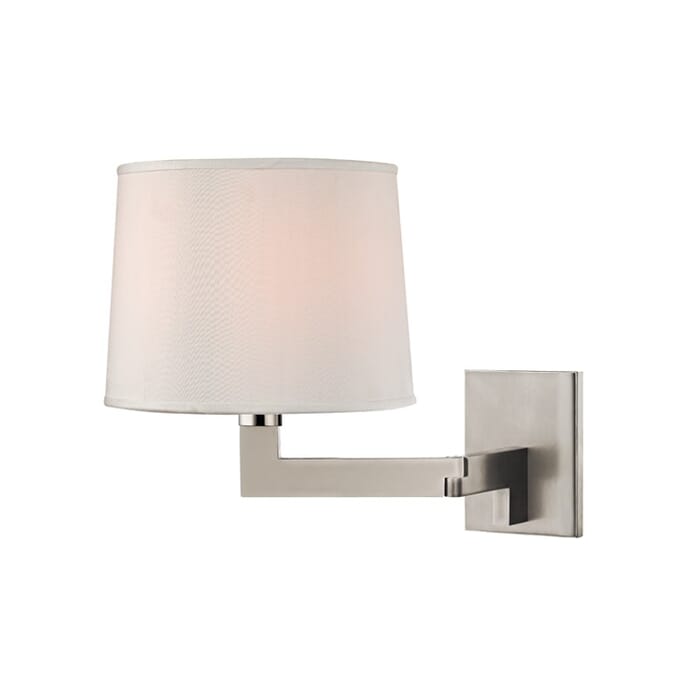 Hudson Valley Fairport 11" Wall Sconce in Polished Nickel Hudson Valley Fairport 11" Wall Sconce in Polished Nickel