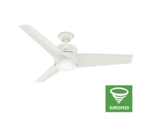 Hunter Havoc 54" Indoor/Outdoor Ceiling Fan in Fresh White - 59470