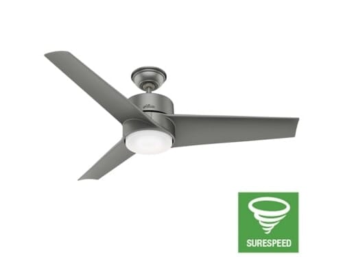 Hunter Havoc 54" Indoor/Outdoor Ceiling Fan in Matte Silver