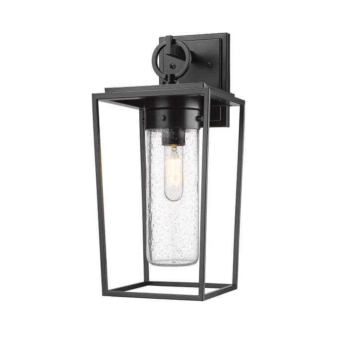 Z-Lite Sheridan 1-Light Outdoor Wall Sconce In Black Z-Lite Sheridan 1-Light Outdoor Wall Sconce In Black