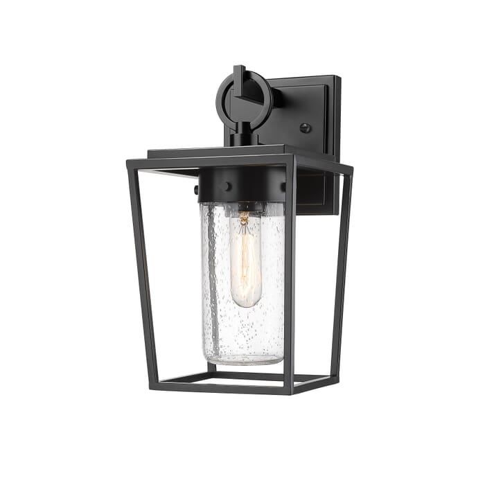 Z-Lite Sheridan 1-Light Outdoor Wall Sconce In Black Z-Lite Sheridan 1-Light Outdoor Wall Sconce In Black