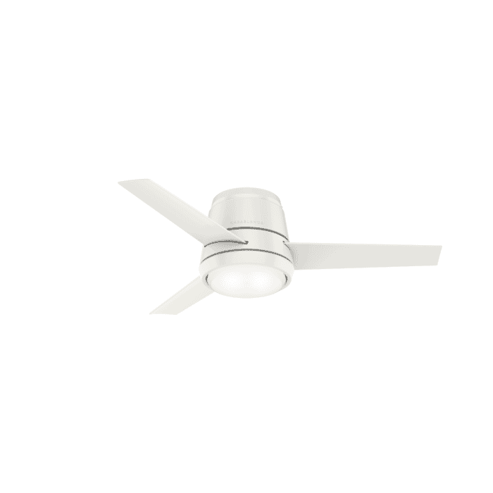 Casablanca Commodus 44" Indoor Flush Mount Ceiling Fan in Fresh White Casablanca Commodus 44" Indoor Flush Mount Ceiling Fan in Fresh White