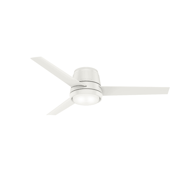 Casablanca Commodus 54" Indoor Flush Mount Ceiling Fan in Fresh White Casablanca Commodus 54" Indoor Flush Mount Ceiling Fan in Fresh White