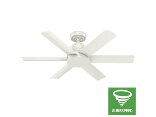 Hunter Kennicott 44 Indoor Outdoor Ceiling Fan In Fresh White