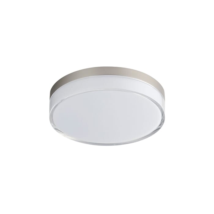 Edge 1-Light LED Flush Mount in Satin Nickel Edge 1-Light LED Flush Mount in Satin Nickel