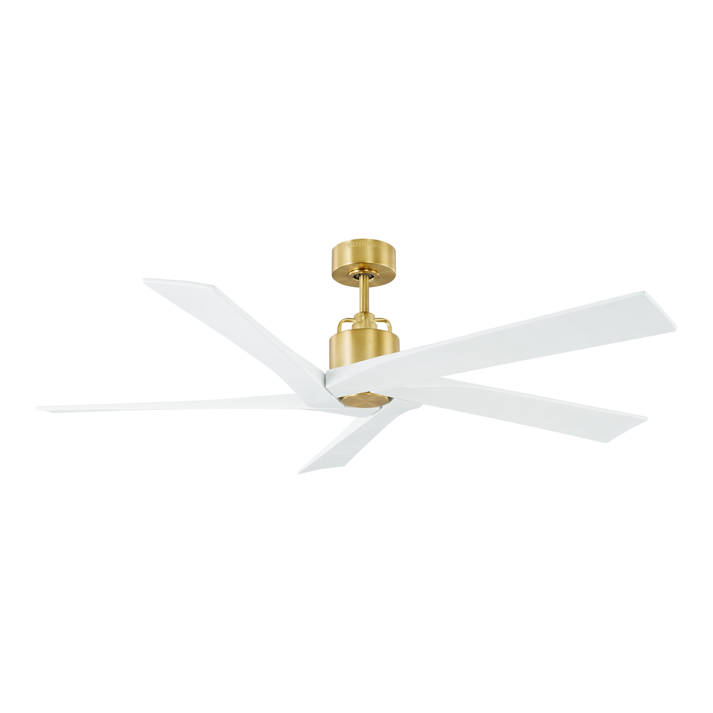 Aspen 56" Indoor Ceiling Fan in Burnished Brass