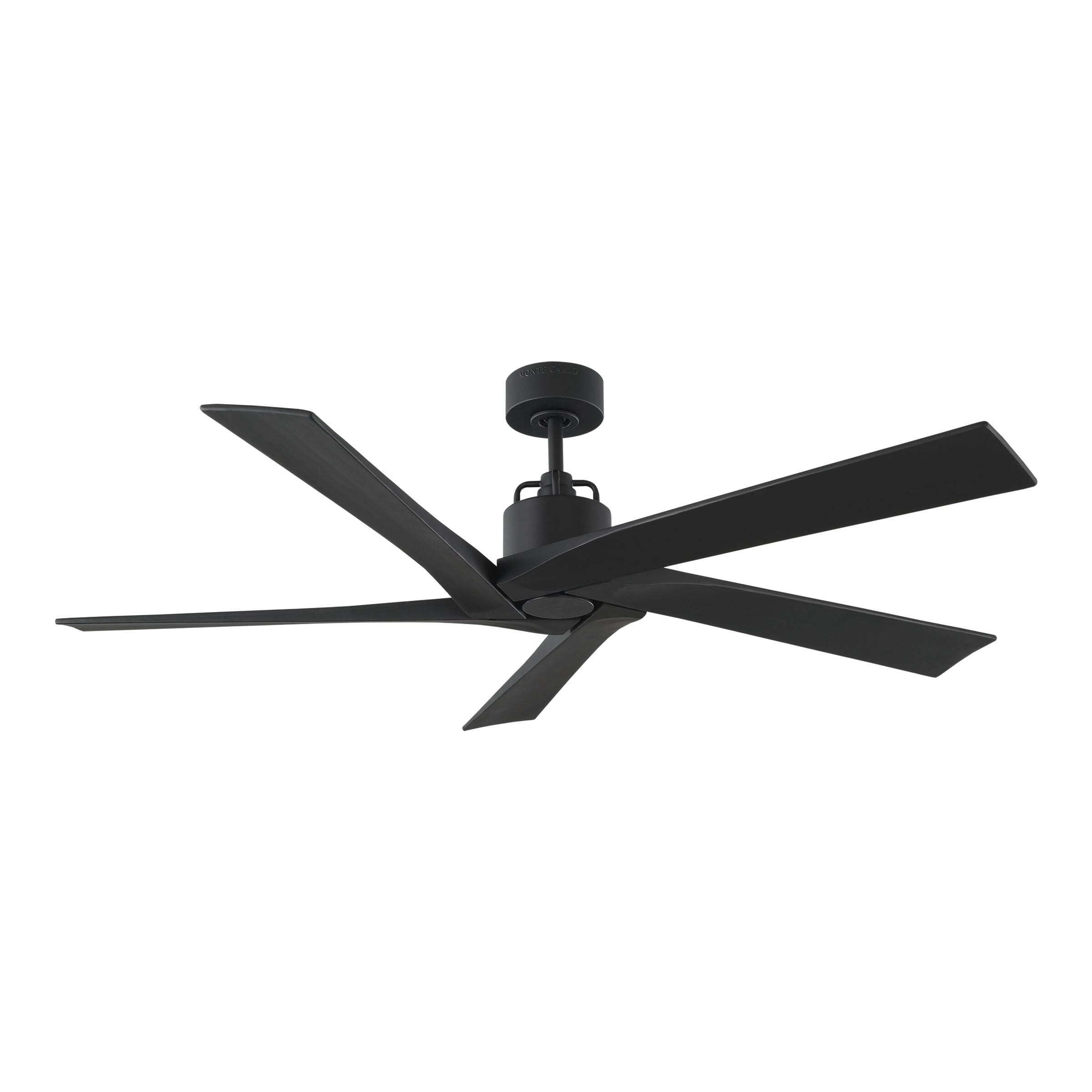 Aspen 56" Indoor Ceiling Fan in Midnight Black