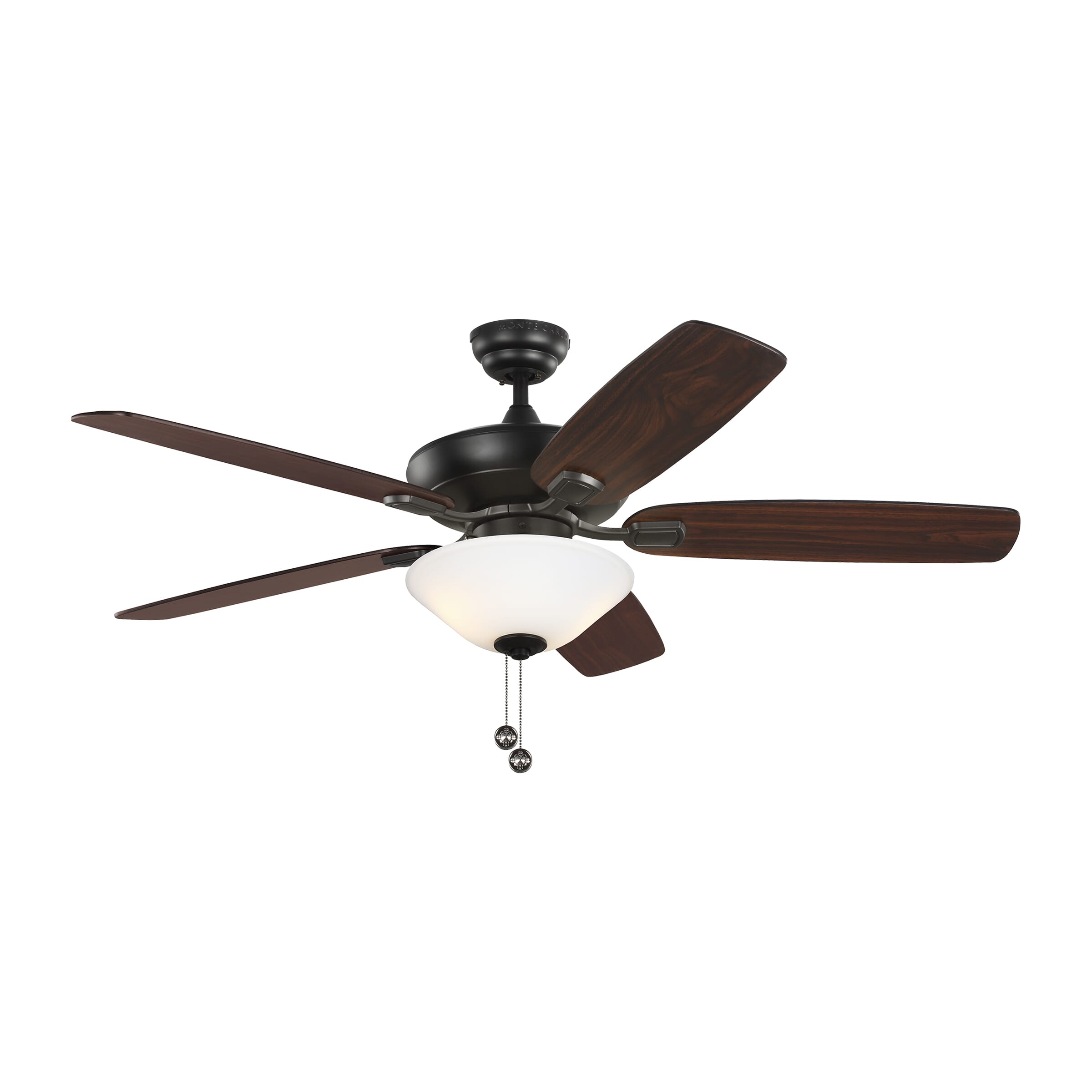 Monte Carlo Colony Max Plus 2-Light 52" Indoor Ceiling Fan in Midnight Black - 5COM52MBKD-V1