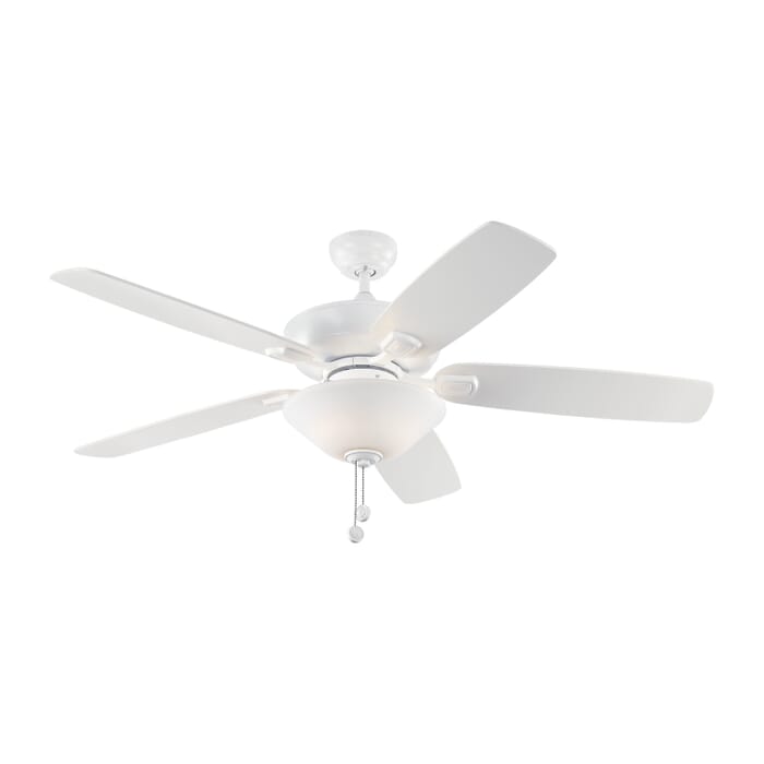 Colony 2-Light 52in Ceiling Fan in Matte White Colony 2-Light 52in Ceiling Fan in Matte White