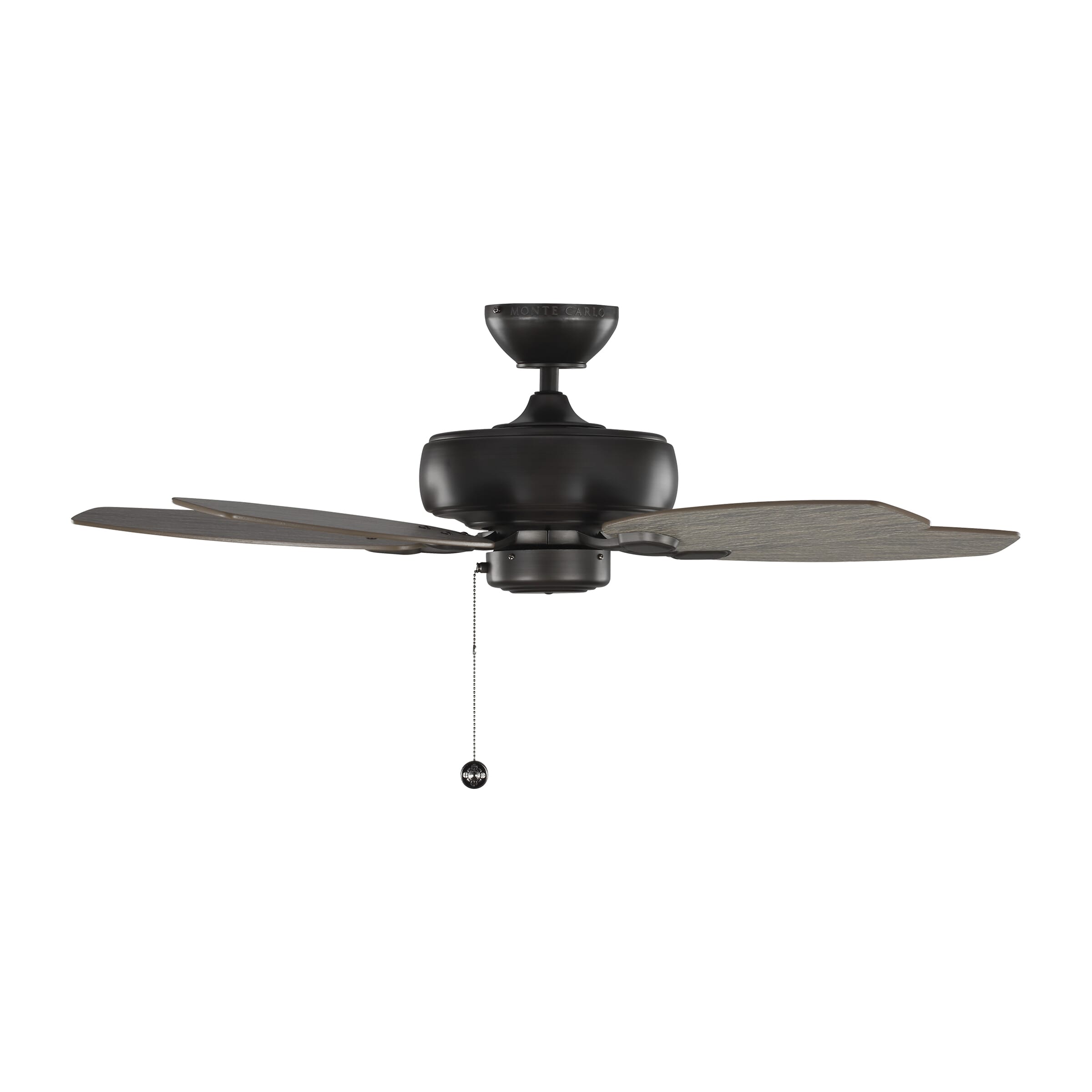 Monte Carlo Centro Max II 44"" Indoor Ceiling Fan in Aged Pewter - 5CQM44AGP -  Visual Comfort Fan