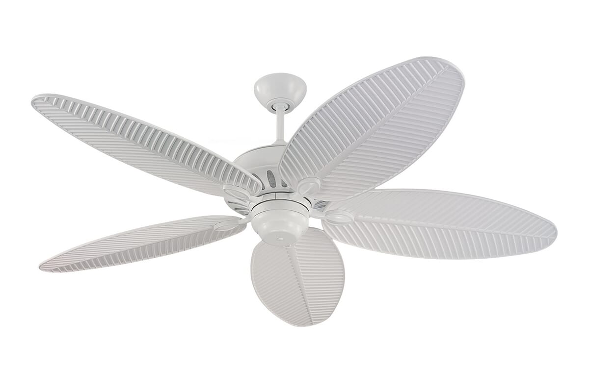 52" Cruise Outdoor Wet Rated Ceiling Fan in White