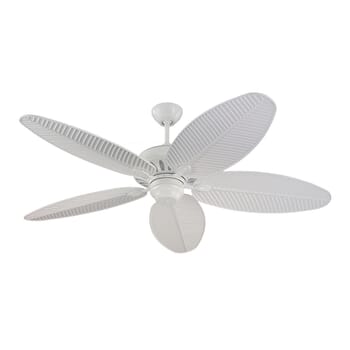Monte Carlo 52" Cruise Outdoor Wet Rated Ceiling Fan in White