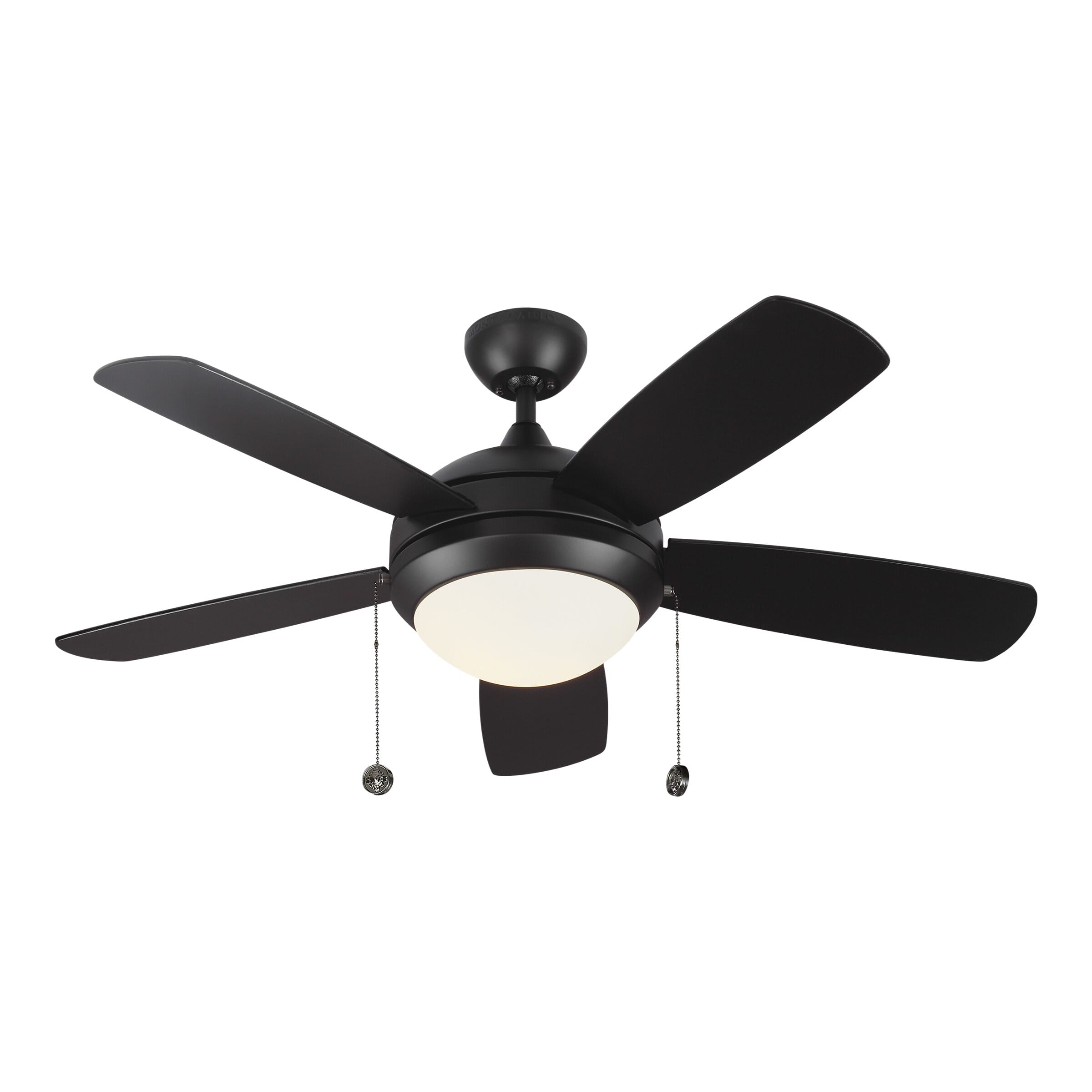 Discus Classic II 44" Indoor Ceiling Fan in Matte Black