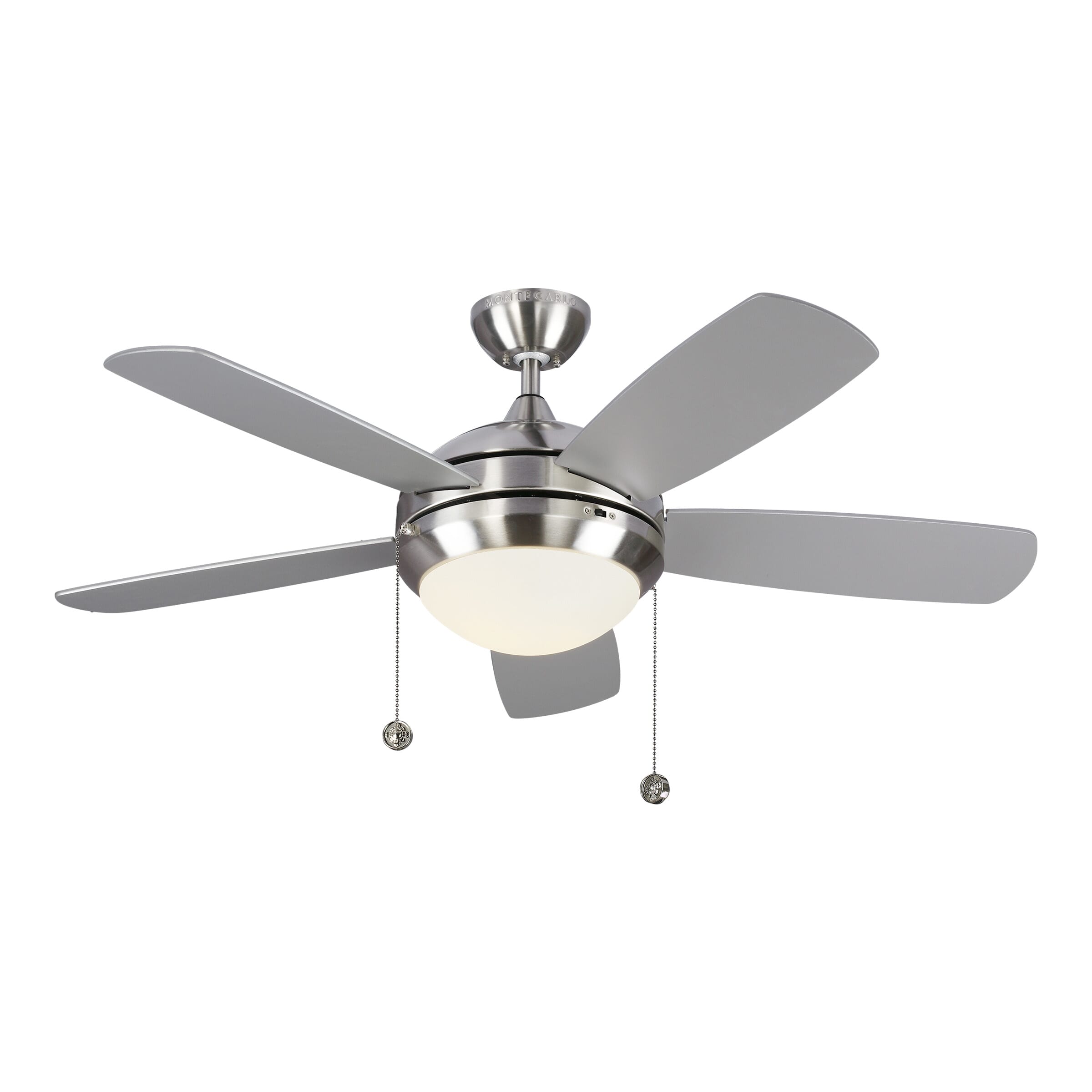 Discus Classic II 44" Indoor Ceiling Fan in Brushed Steel