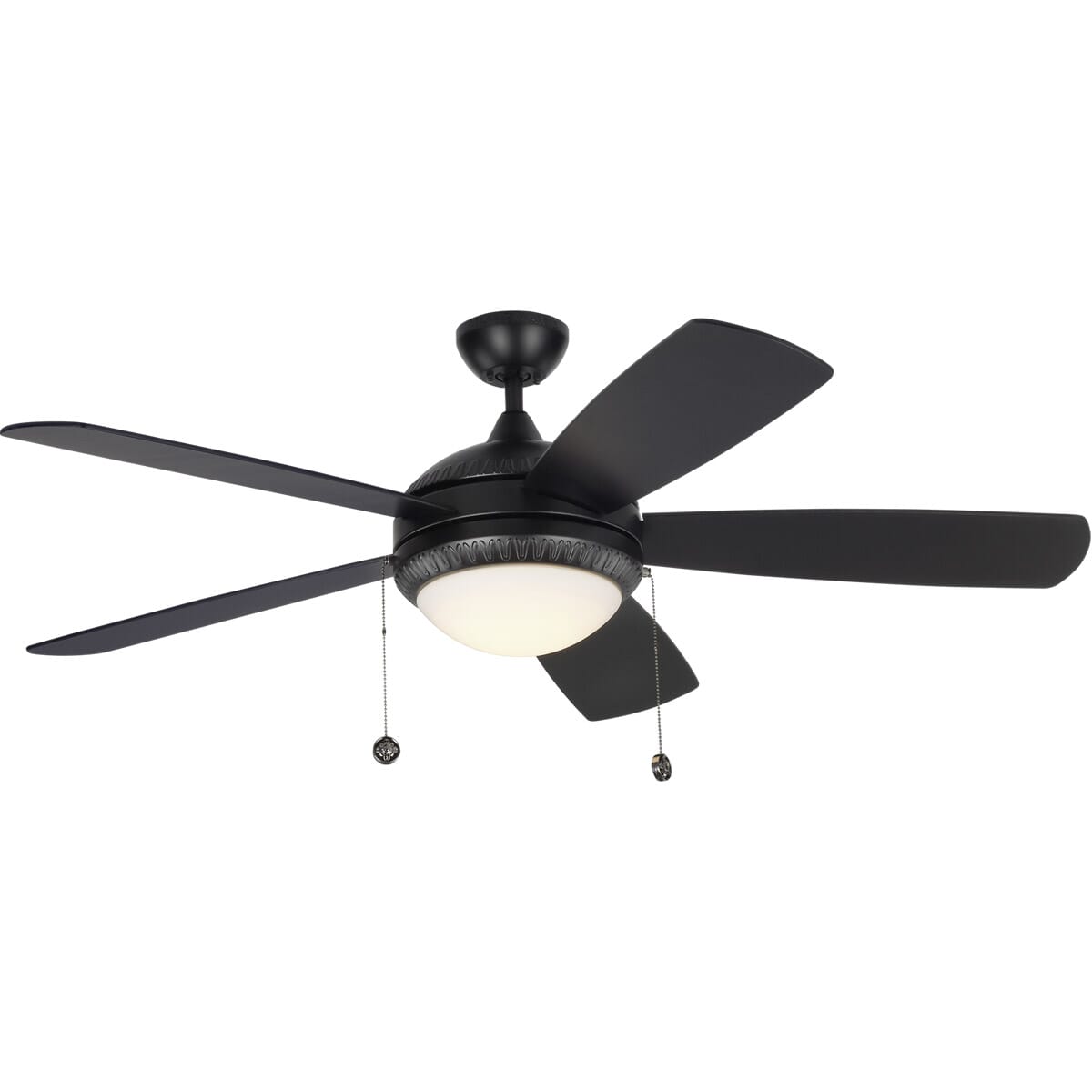 Discus Ornate 52" Ceiling Fan in Matte Black