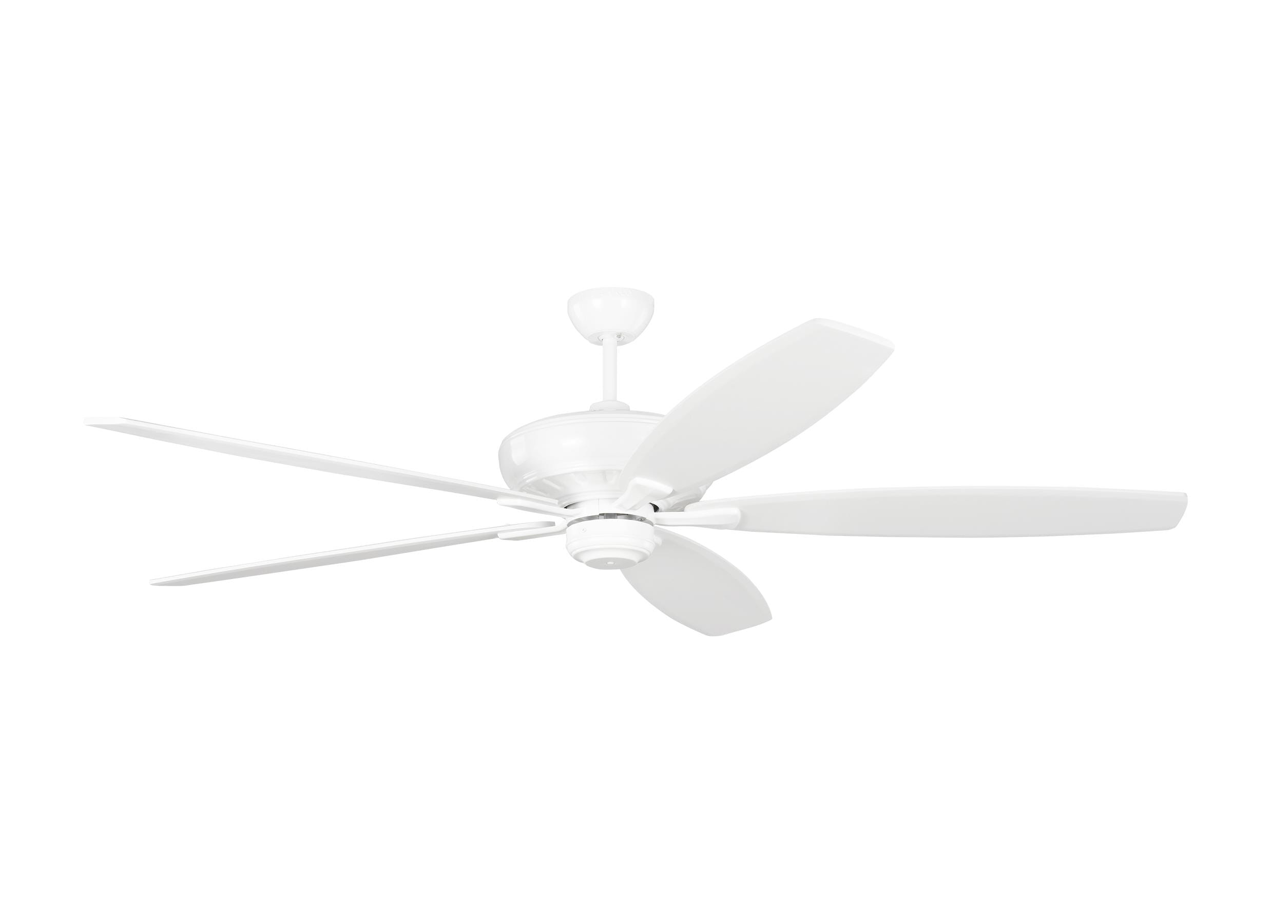 Monte Carlo Dover 68" Indoor Ceiling Fan in Matte White - 5DVR68RZW