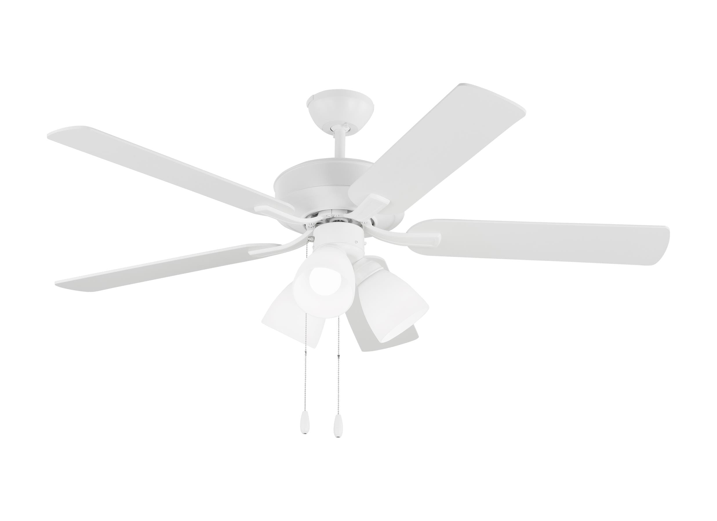 Linden 52" LED Ceiling Fan in Matte White