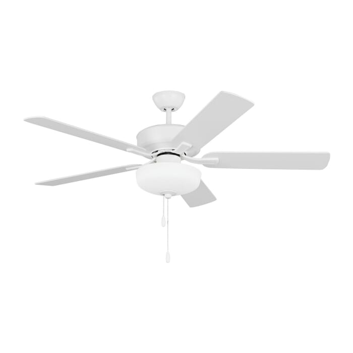 Linden 2-Light 52in Ceiling Fan in Matte White Linden 2-Light 52in Ceiling Fan in Matte White