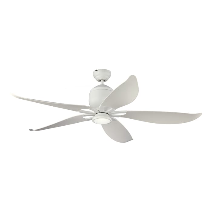Monte Carlo Lily 56" Ceiling Fan in Matte White Monte Carlo Lily 56" Ceiling Fan in Matte White