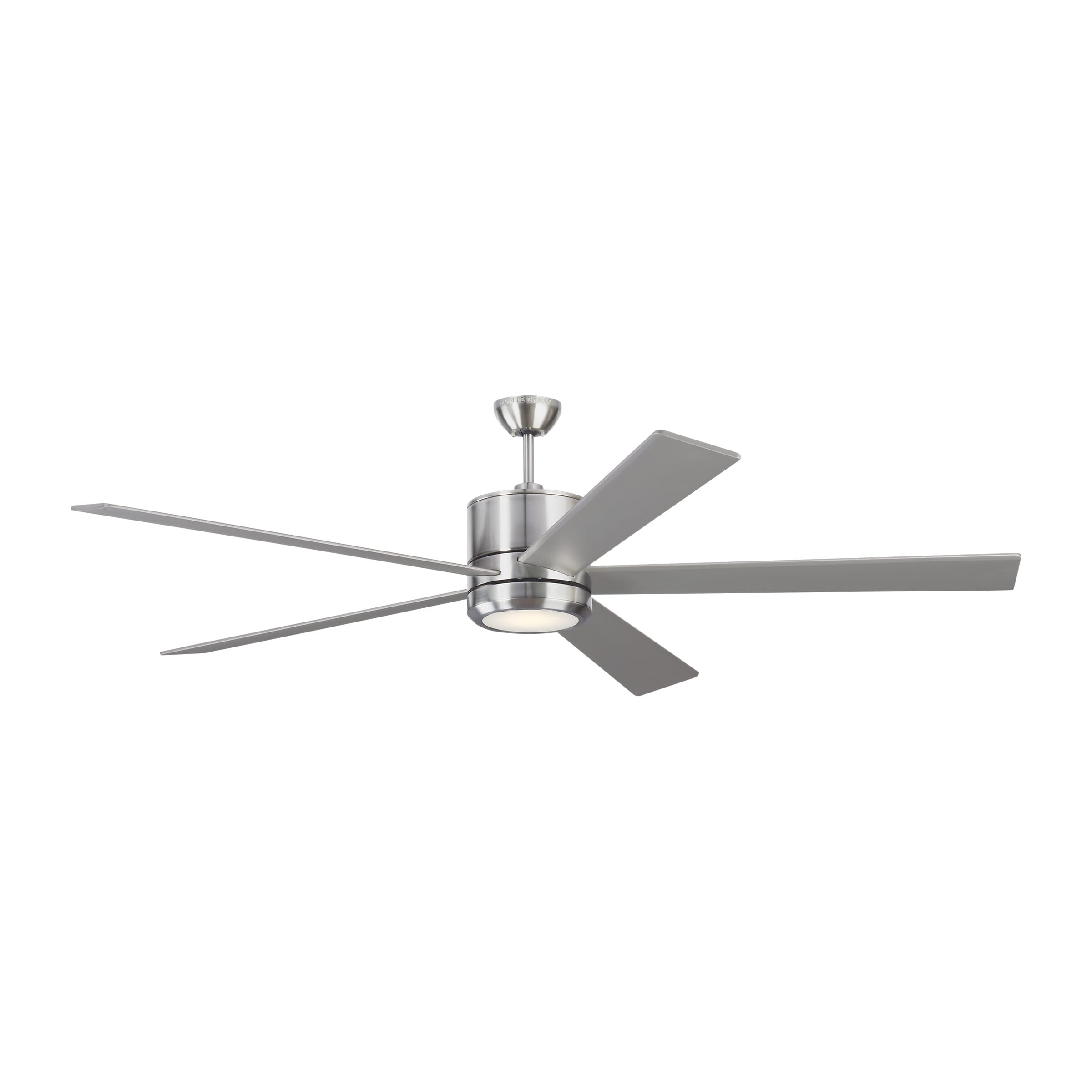 Vision 72" Indoor Ceiling Fan in Brushed Steel