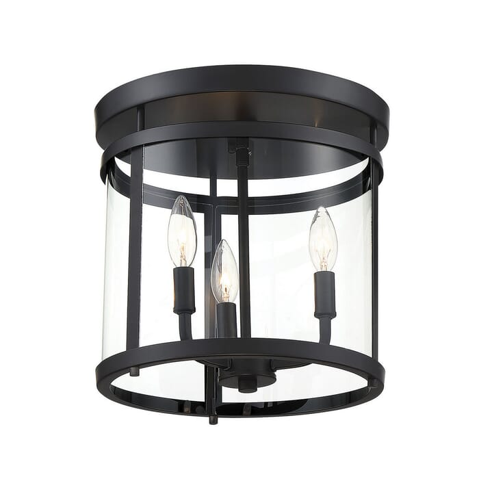Savoy House Penrose 3-Light Ceiling Light in Black Savoy House Penrose 3-Light Ceiling Light in Black