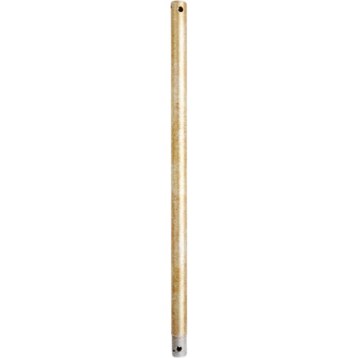 Quorum International 18" Ceiling Fan Downrod in Aged Silver Leaf Quorum International 18" Ceiling Fan Downrod in Aged Silver Leaf