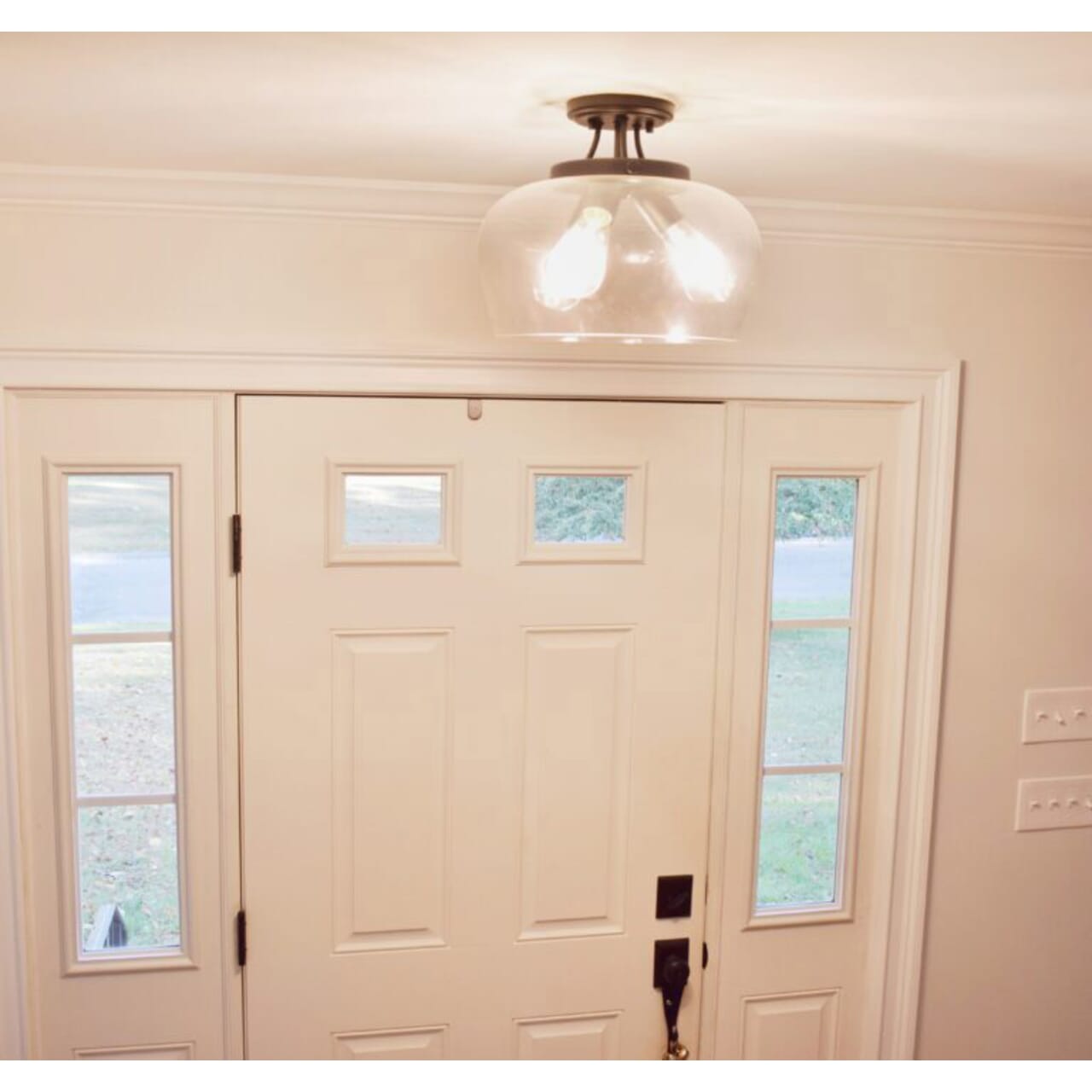 Savoy House Octave 3-Light Ceiling Light in Black - LightsOnline.com