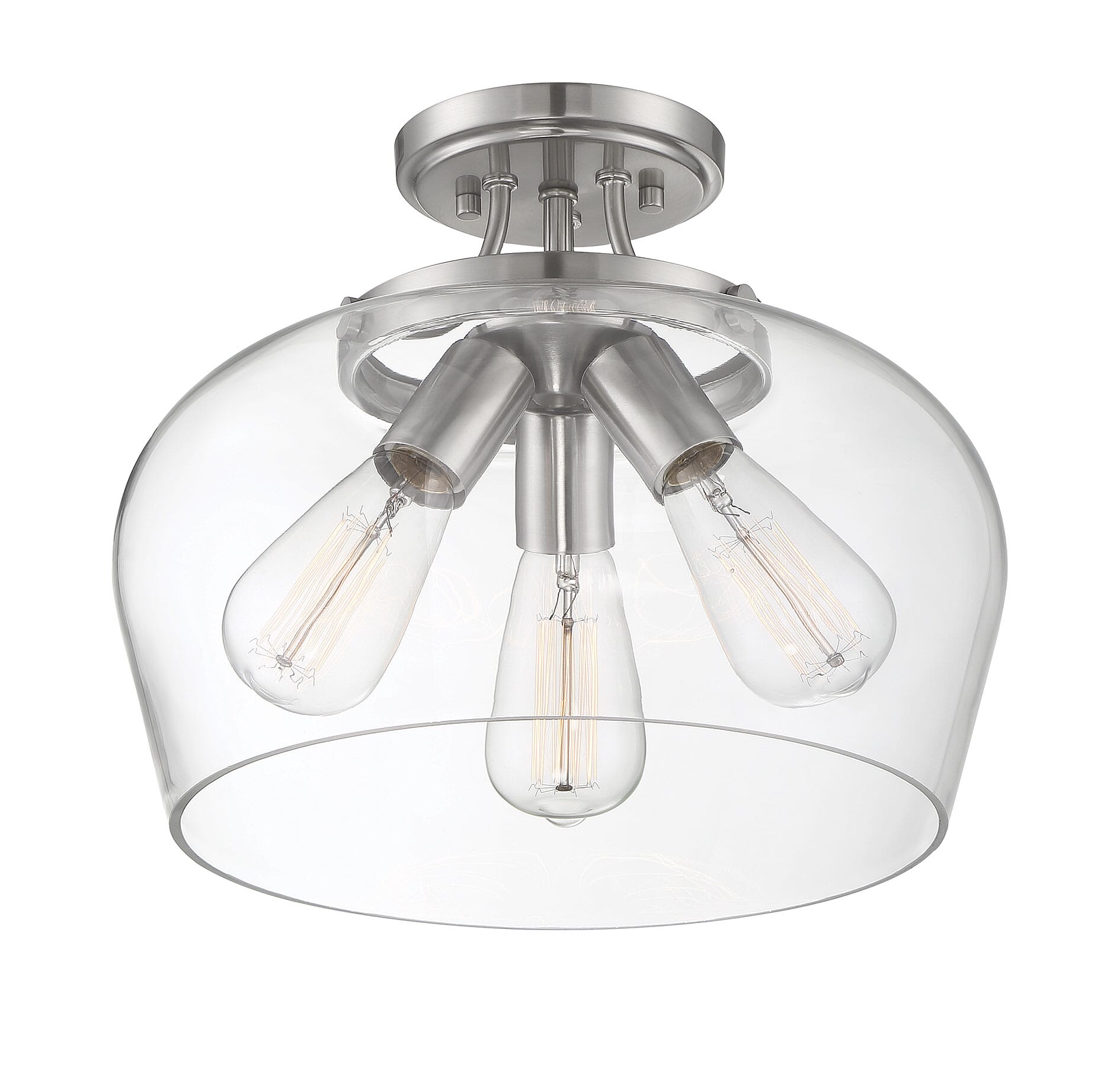 octave 3 light semi flush