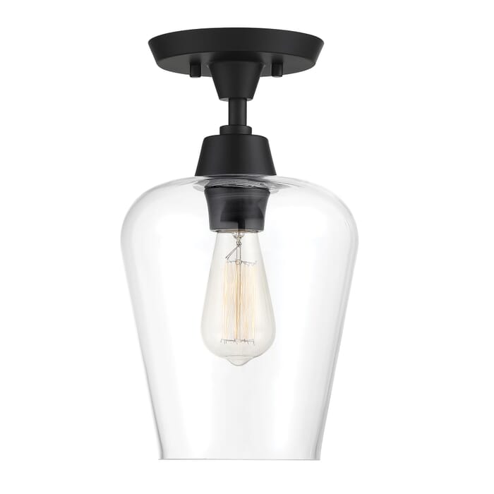 Savoy House Octave 1-Light Ceiling Light in Black Savoy House Octave 1-Light Ceiling Light in Black