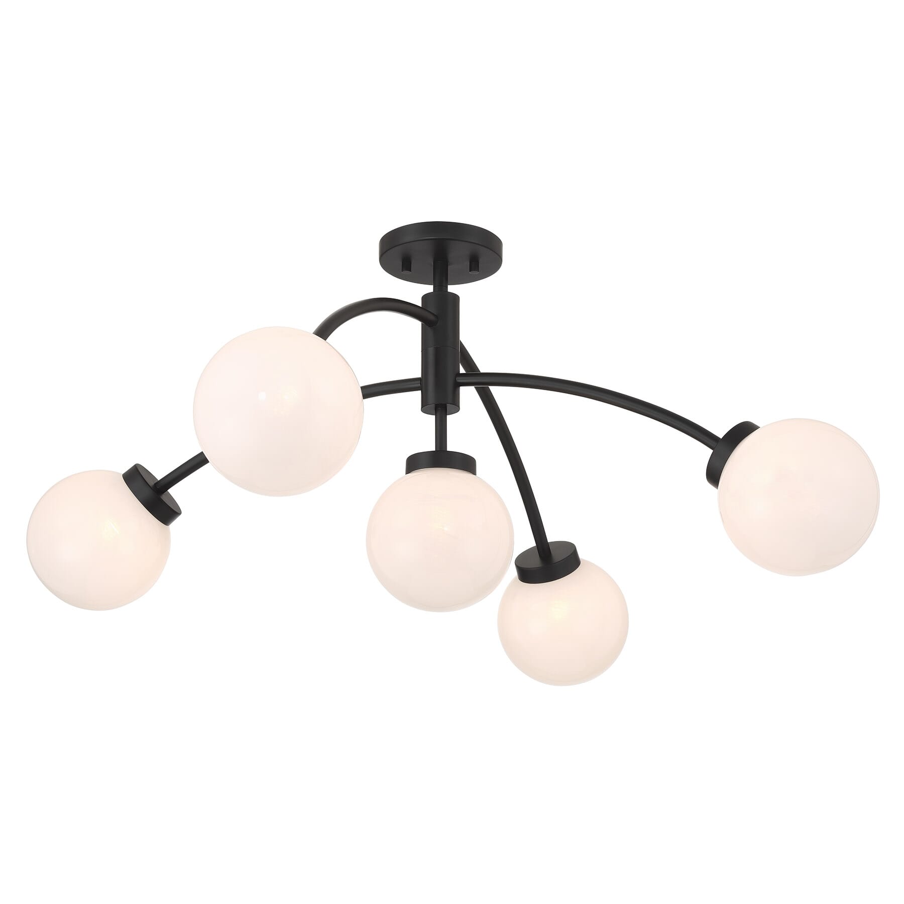Redfield 5-Light Convertible Semi-Flush or Pendant - Picture 11 of 14