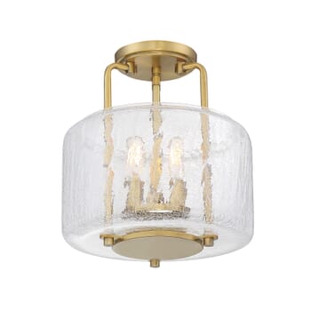 Savoy House Avalon 3-Light Ceiling Light in Warm Brass